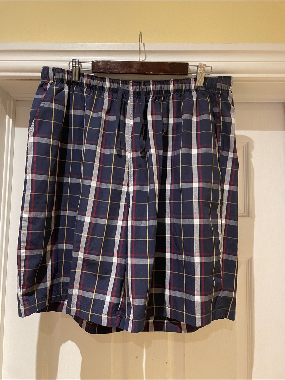 David Archy Plaid Lounge Bermuda XXL Scandi Normcore Cotton Blend